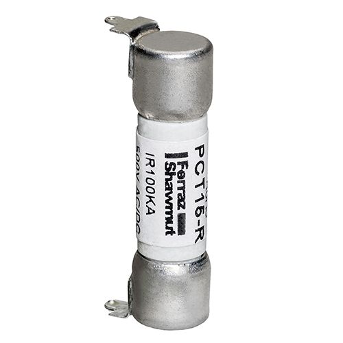 PCT15-R - PC Mount Fuse 500V 15A Time-Delay Slot Mount PCT - Midget Series